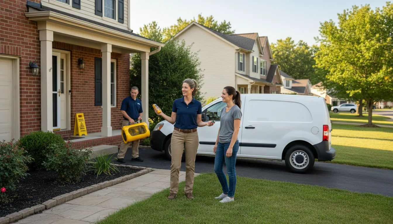 Residential water damage restoration in Arvada, CO